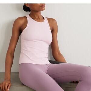 lululemon Align Waist-Length Racerback Strawberry Milkshake Pink Tank Top Size 6